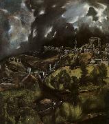 El Greco View of Toledo Germany oil painting reproduction